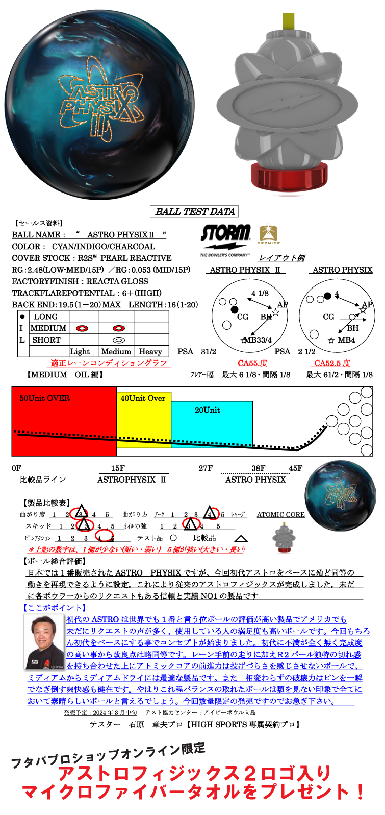 【ボウリングボール ストーム STORM】アストロフィジックス２　ASTROPHYSIX II